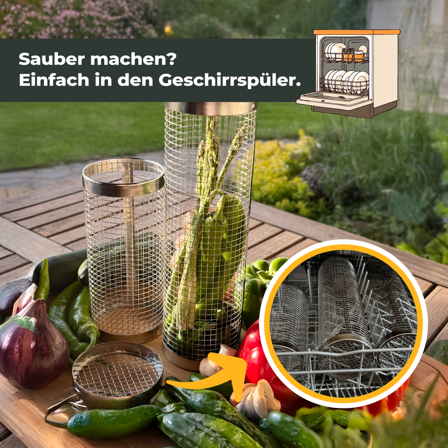 Der Gourmet-Grillkorb